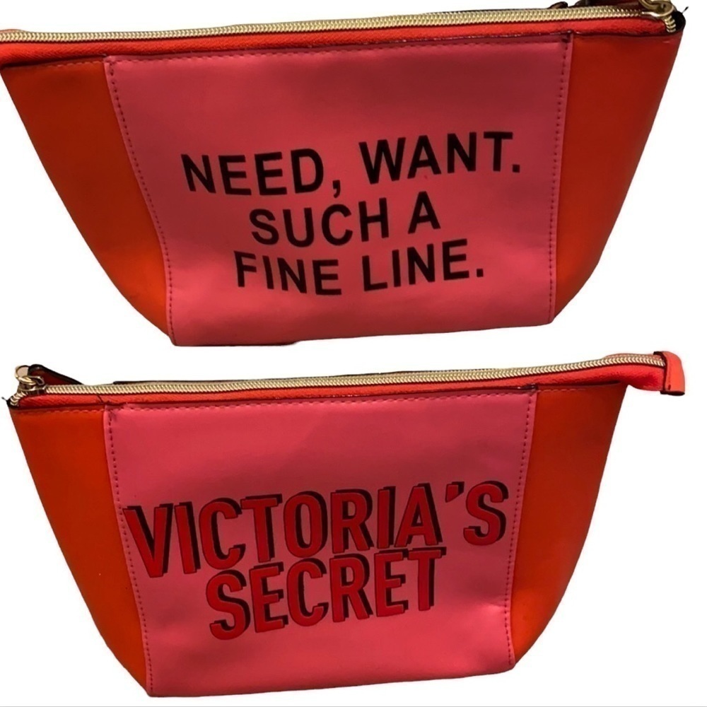 Victoria’s Secret pink cosmetics bag. New. No tags.